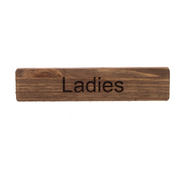 Wooden Door Sign Rectangle